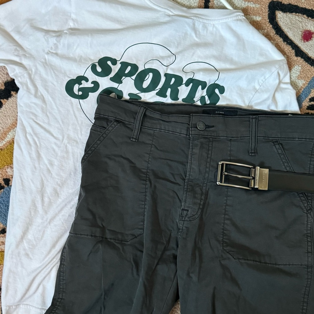 Semi-Skinny Skater Utility Style Pants